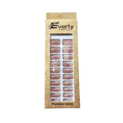 Everly ন্যাচারাল ফেক নেইল 24 পিস - H203