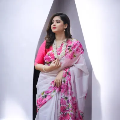 Chanduri সিল্ক নতুন শাড়ি, ব্লাউজ পিসসহ