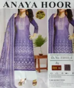 ANAYA HOOR কারচুপি ডিজাইন কটন থ্রি পিস