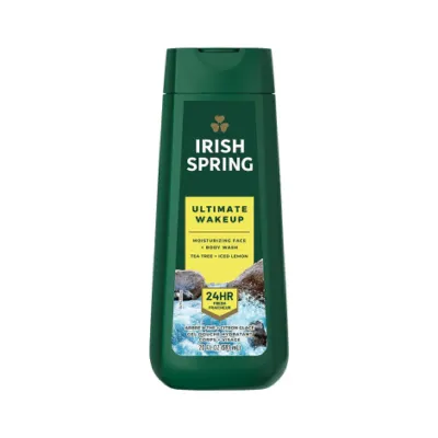Irish Spring Ultimate Wakeup ময়েশ্চারাইজিং ফেস ও বডি ওয়াশ 591ml
