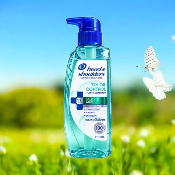 Head & Shoulders 72H Oil Control + অ্যান্টি-ড্যানড্রাফ শ্যাম্পু 300ml