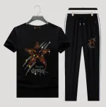 Men's Pure Cotton Tee and 280 GSM Trouser Combo, 6 Colours