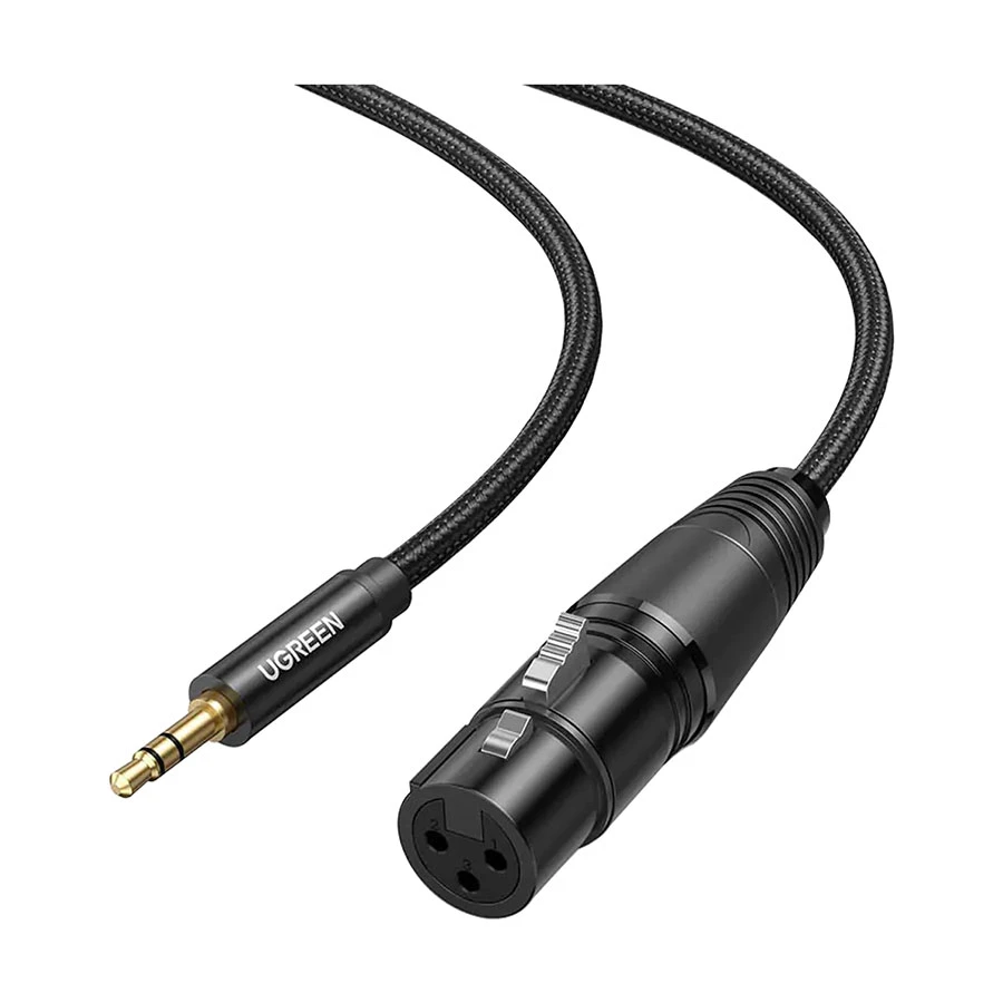 UGREEN AV182 (20763) 3.5mm Male to XLR Female Converter 1m Black