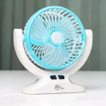 ABJAK 2508 পোর্টেবল LED লাইট, মিনি ফ্যানসহ