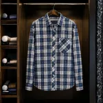 Men's Oxford Cotton Formal Check Shirt, Sizes M to XXL