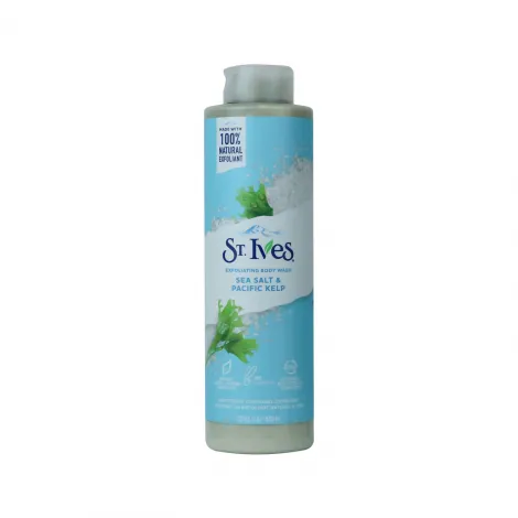 St. Ives Sea Salt & Pacific Kelp এক্সফোলিয়েটিং বডি ওয়াশ 650ml