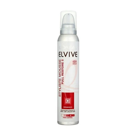 L'Oreal Elvive Styliste Full Restore 5 হেয়ার মুস, 48 ঘণ্টা হোল্ড, 200ml