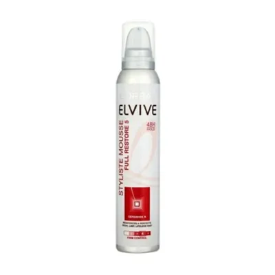 L'Oreal Elvive Styliste Full Restore 5 হেয়ার মুস, 48 ঘণ্টা হোল্ড, 200ml