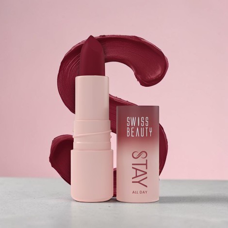 Swiss Beauty Stay All Day Lipstck - 12 Juicy (China)