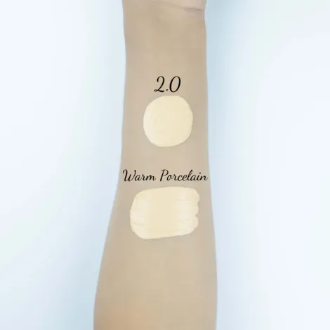 Guerniss ফুল কভার ম্যাট ফাউন্ডেশন - 2.0 Warm Porcelain