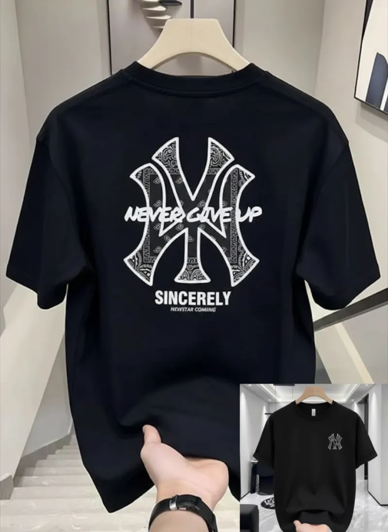 Men's Soft Breathable Drop Shoulder T-Shirt, 220 GSM, DTF Print
