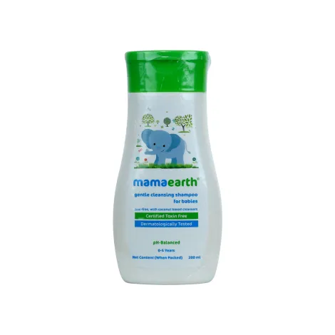 Mamaearth জেন্টল ক্লিনজিং শ্যাম্পু, শিশুদের জন্য 200ml