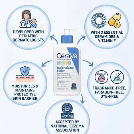 CeraVe বেবি ময়েশ্চারাইজিং লোশন 237ml