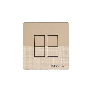 NT blu-ray Chrome Golden 2 গ্যাং 1 ওয়ে সুইচ