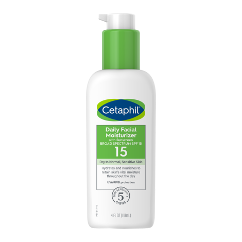 Cetaphil ডেইলি ফেসিয়াল ময়েশ্চারাইজার সানস্ক্রিন SPF 15 118ml