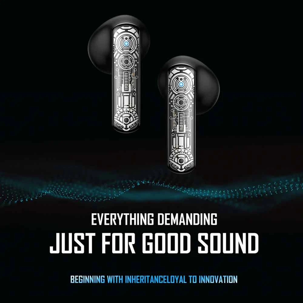 Onikuma T1 TWS Bluetooth Gaming Earbuds Black