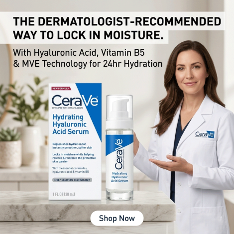 CeraVe Hydrating হায়ালুরোনিক অ্যাসিড সিরাম 30ml