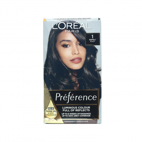 L'Oreal হেয়ার কালার প্রেফারেন্স - 1 Napoli Black