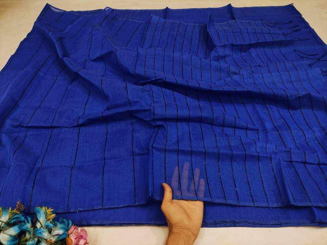 চুমকি ওয়ার্কের হাফ সিল্ক শাড়ি, 6টি রঙের অপশন