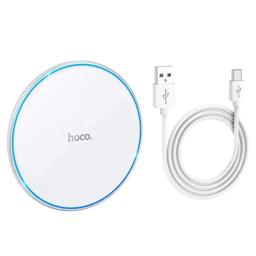 Hoco CW6 Pro 15W Wireless Charger (White)