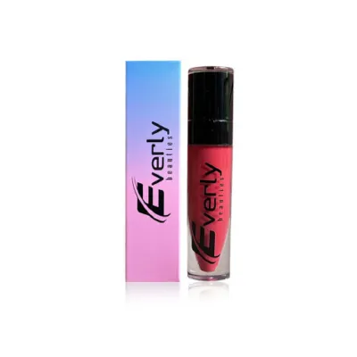 Everly Beauties ম্যাট লিকুইড লিপস্টিক - Cherry Red