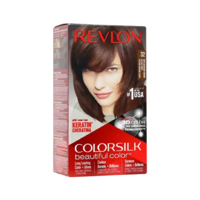 Revlon কালারসিল্ক হেয়ার কালার - 32 Dark Mahogany Brown