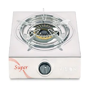 Vision VSN LPG সিঙ্গেল স্টেইনলেস স্টিল গ্যাস স্টোভ Super