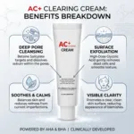 W. Skin Laboratory AC+ ক্লিয়ারিং ক্রিম 60ml