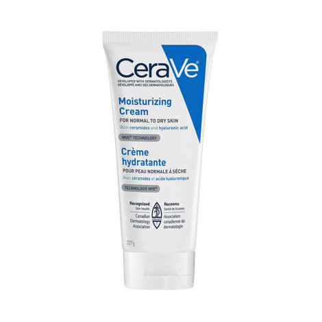 CeraVe ময়েশ্চারাইজিং ক্রিম 227ml, নরমাল থেকে ড্রাই স্কিনের জন্য