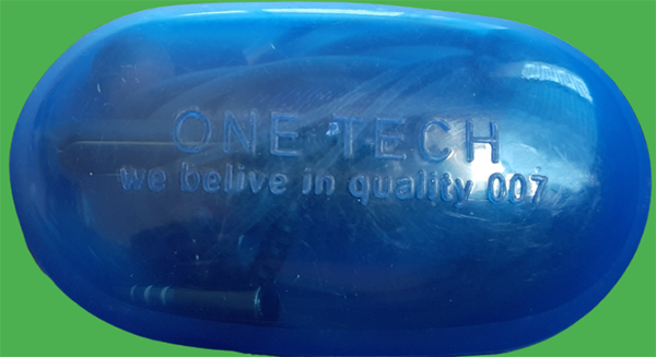 ONE TECH Earphone with Microphone - Blue, free box