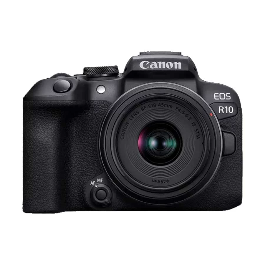 Canon EOS R10 Mirrorless Camera with RF-S 18-45mm IS STM Lens Black