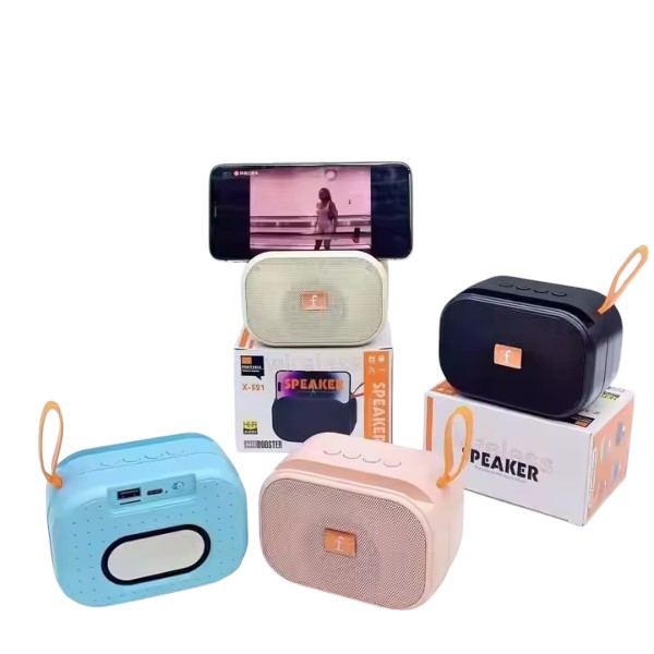 X-521 ব্লুটুথ, USB, SD কার্ড এবং FM রেডিও সাপোর্টেড Hi-Fi অডিও এক্সট্রা বেস স্পিকার