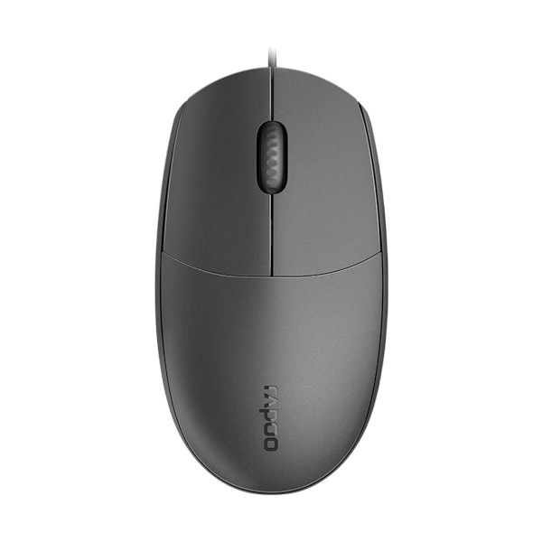 Rapoo N100 ইউএসবি অপটিক্যাল ব্ল্যাক মাউস