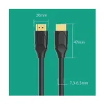 Yuanxin YHX-002 HDMI মেল টু মেল কেবল 1.5 মিটার (ব্ল্যাক)