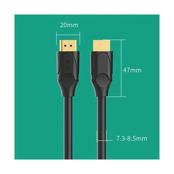 Yuanxin YHX-002 HDMI মেল টু মেল কেবল 1.5 মিটার (ব্ল্যাক)