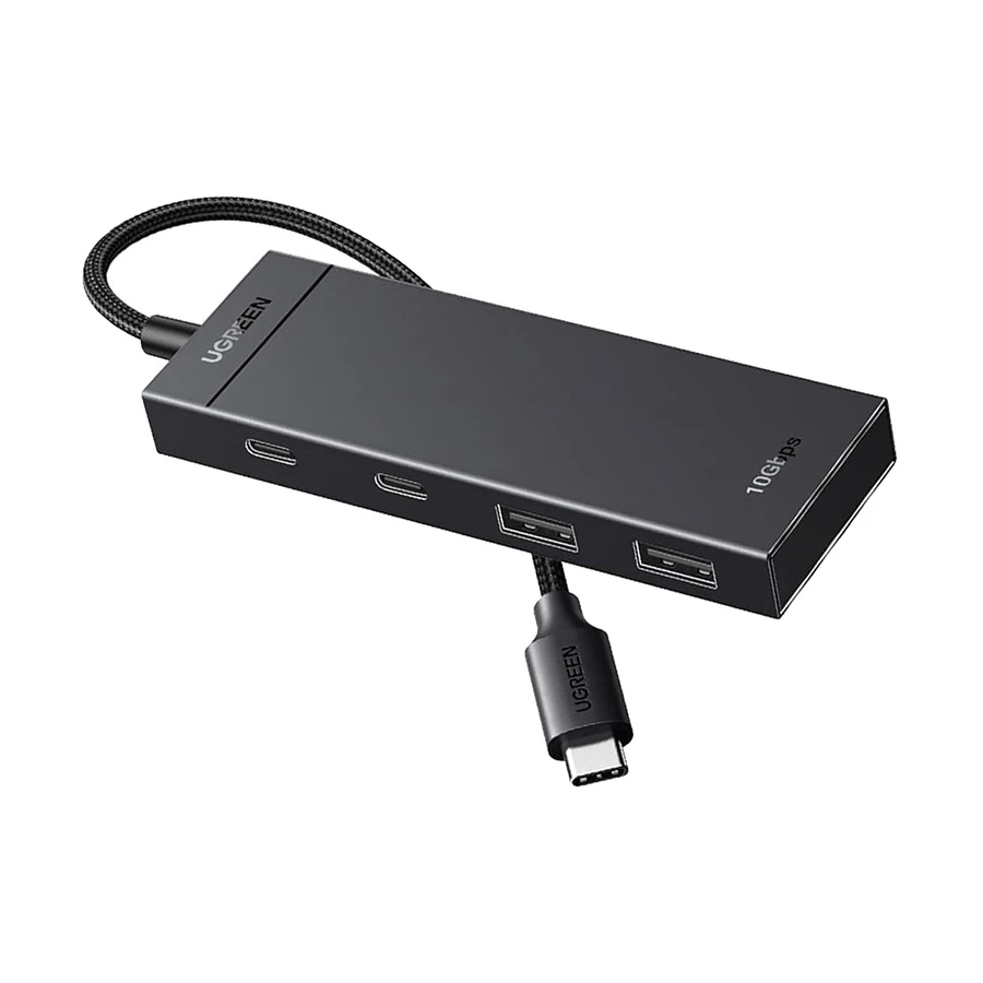 UGREEN CM806 35583 USB-C to Dual USB and Dual Type-C Hub Black