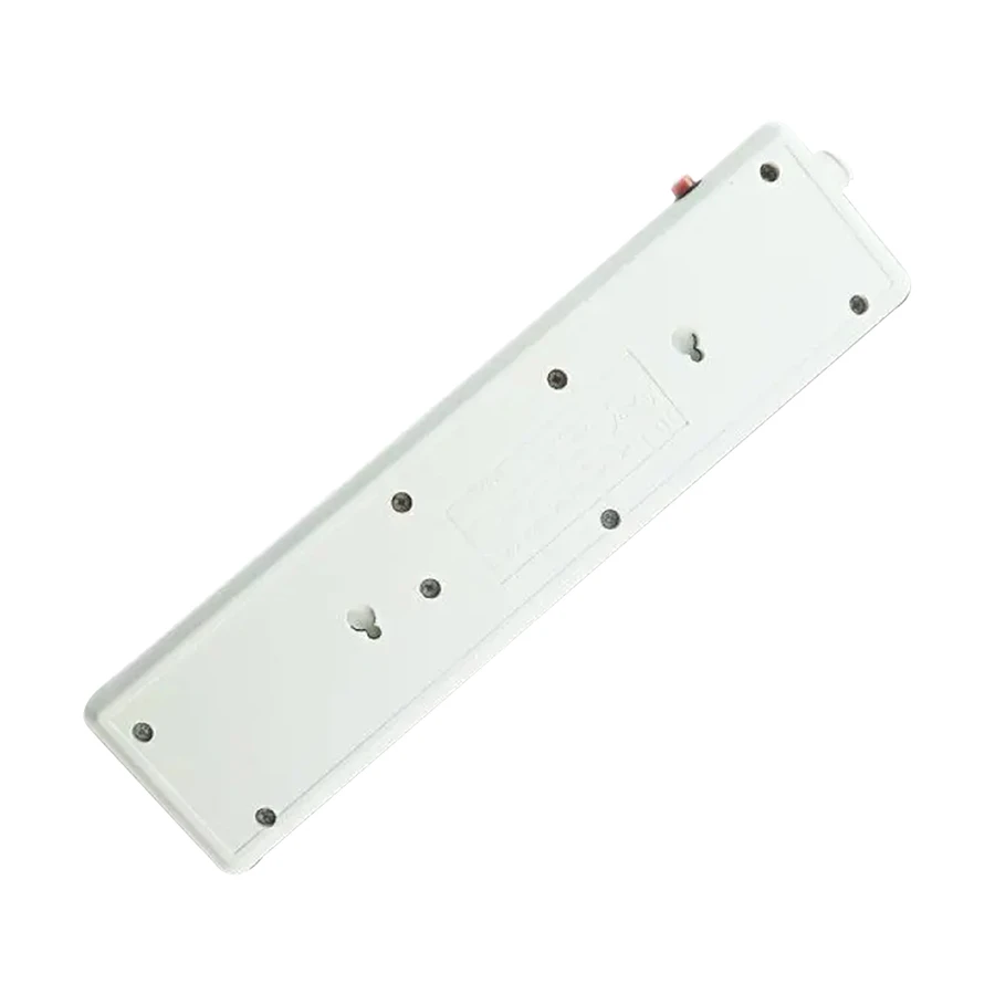 Many MTS-G147 2 Pin 4 Port Power Strip 3 Meter White