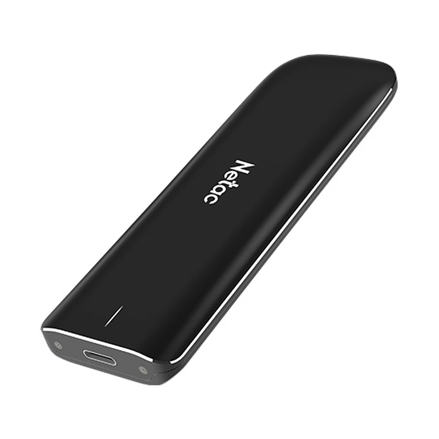 Netac ZX 250GB USB 3.2 Gen 2 Type-C Black Portable External SSD