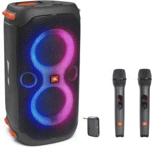 JBL PartyBox 110 সাথে 2টি JBL ওয়্যারলেস মাইক্রোফোন কম্বো সেট