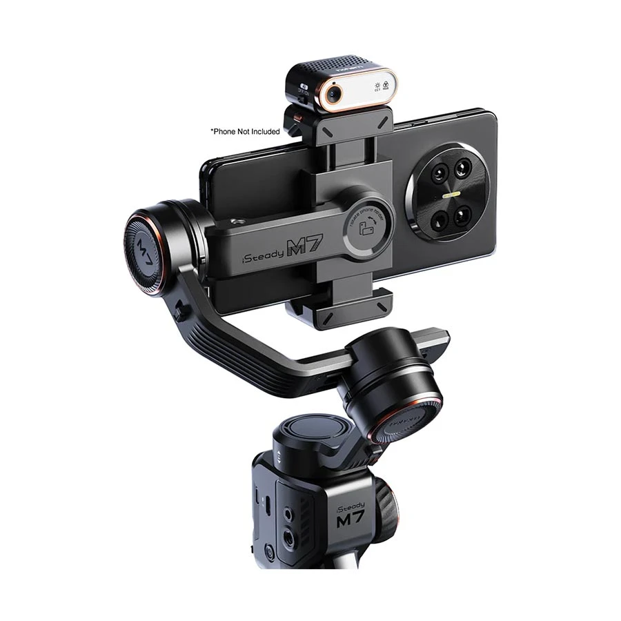 Hohem iSteady M7 AI 3-Axis Smartphone Gimbal Stabilizer, Black