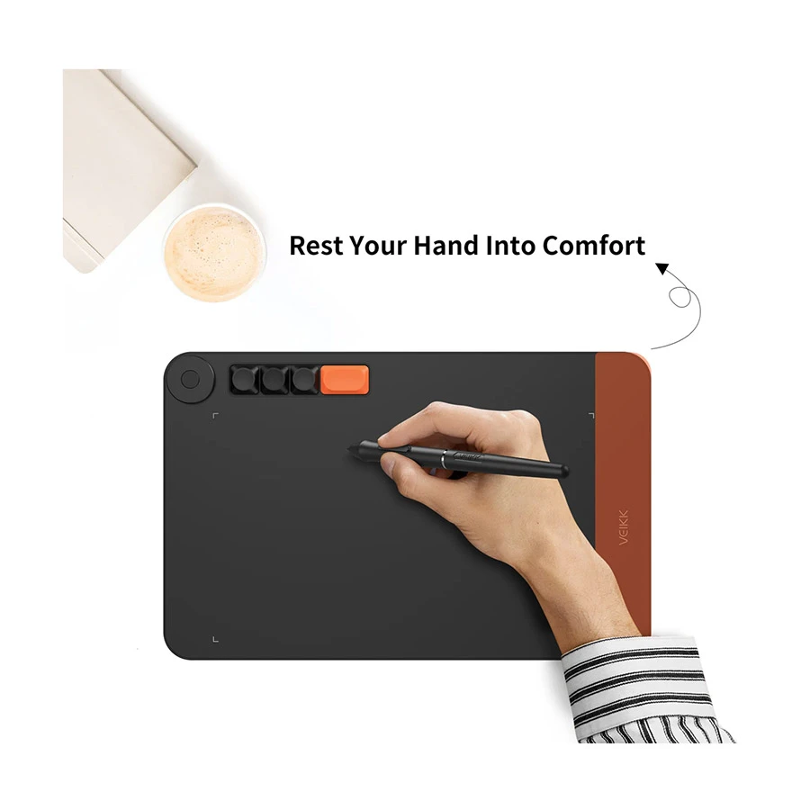 Veikk Voila L V2 VO1060 Black Drawing Graphics Tablet