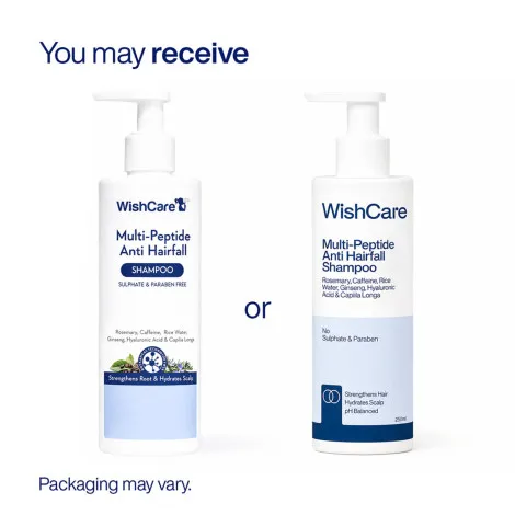WishCare Multi-Peptide অ্যান্টি হেয়ারফল শ্যাম্পু 250ml
