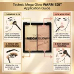 Technic Mega Glow হাইলাইটার - Warm Edit শেড