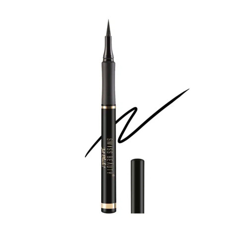Swiss Beauty Jet Black Bold Felt Tip Eyeliner 1.2ml (China)