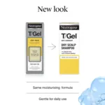 Neutrogena T/Gel অ্যান্টি-ড্যানড্রাফ ড্রাই স্ক্যাল্প শ্যাম্পু 250ml