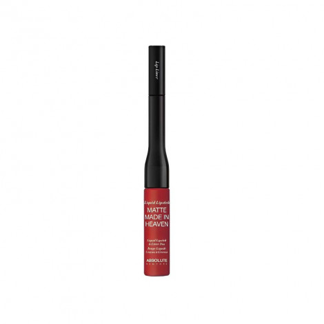 Absolute New York Matte Made In Heaven Liquid Lipstick & Liner Duo - MLIH04 - Fever (China)