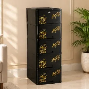 Smart Closet 5 ড্রয়ার ওয়ারড্রোব – এলিট গোল্ড