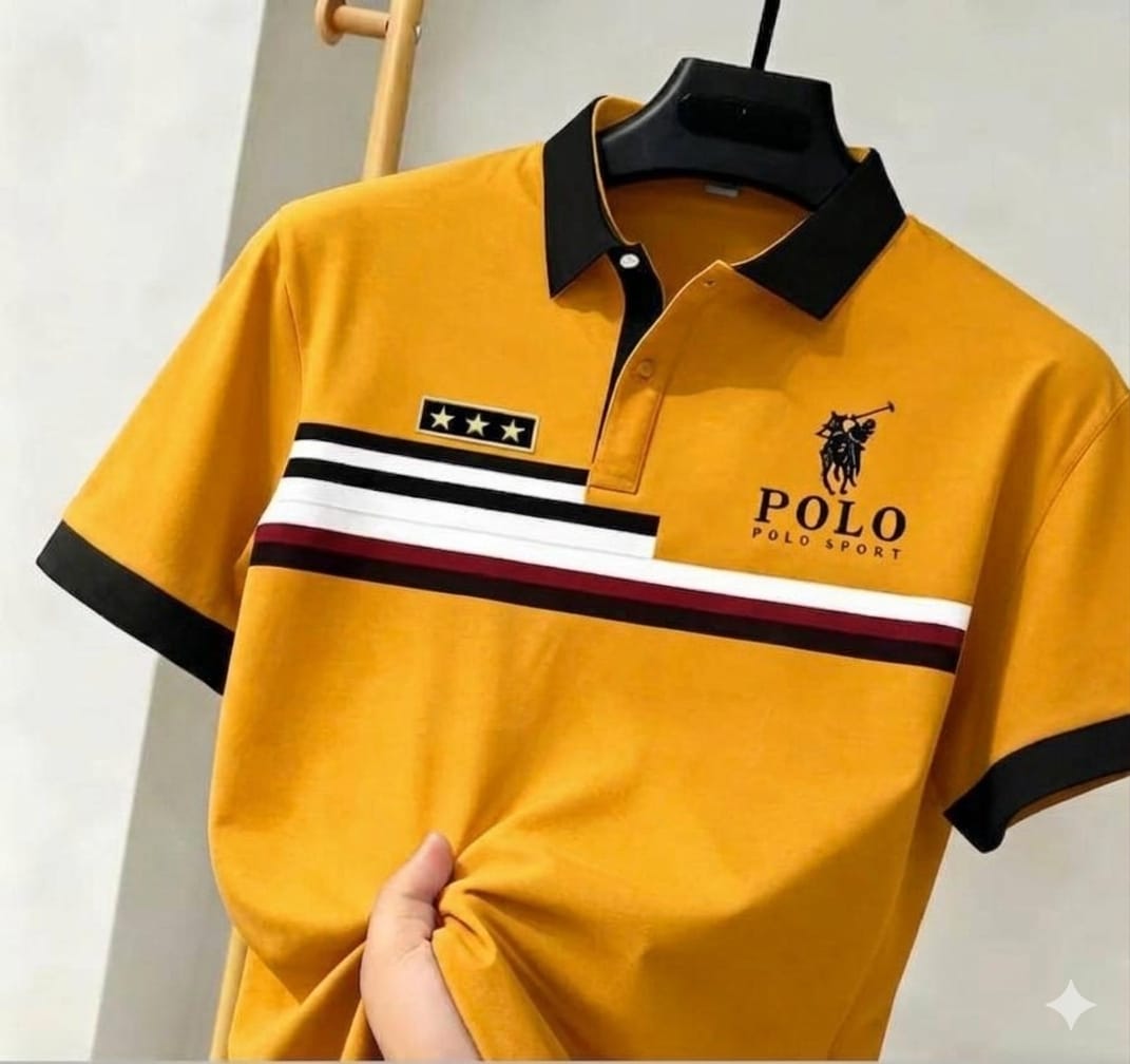 ছেলেদের নিট-ডাইড PK কটন পোলো শার্ট, 210 GSM, 6 রঙে