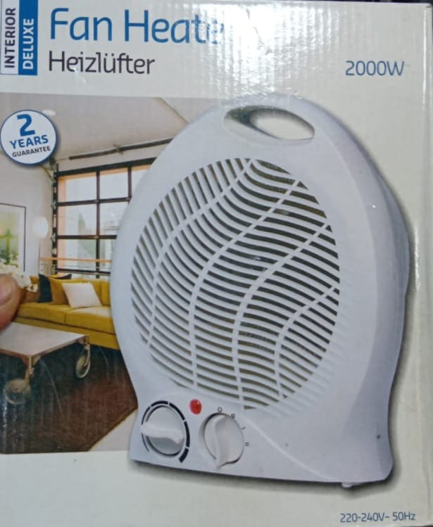 Interior Deluxe 2000W ফ্যান হিটার (রুম হিটার)