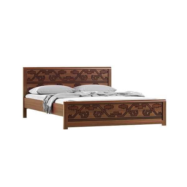 Regal Jamdani কাঠের কিং সাইজ খাট